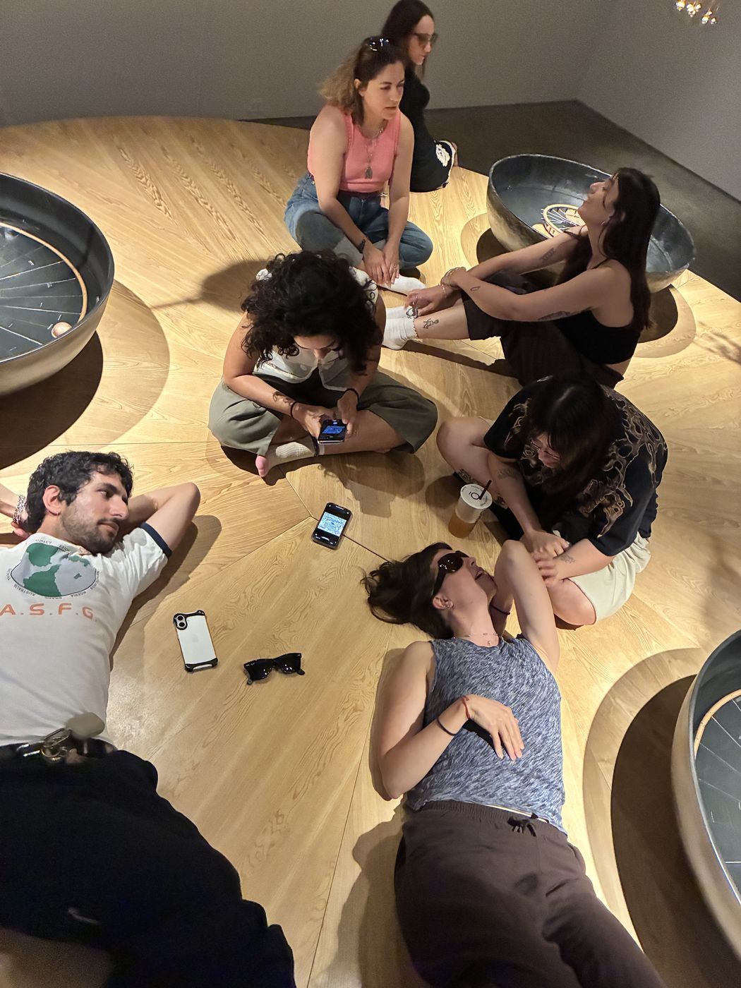 CPR fellows together during a museum visit