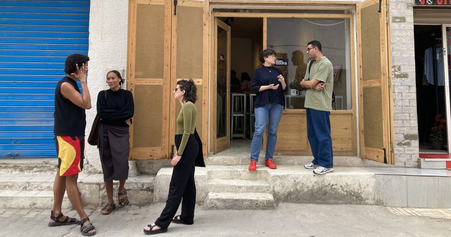 The Nomadic — curators on a research trip in Tunis
