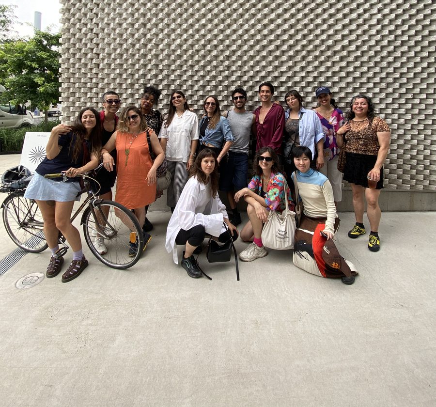 Hello New York! cohort outside an art institution